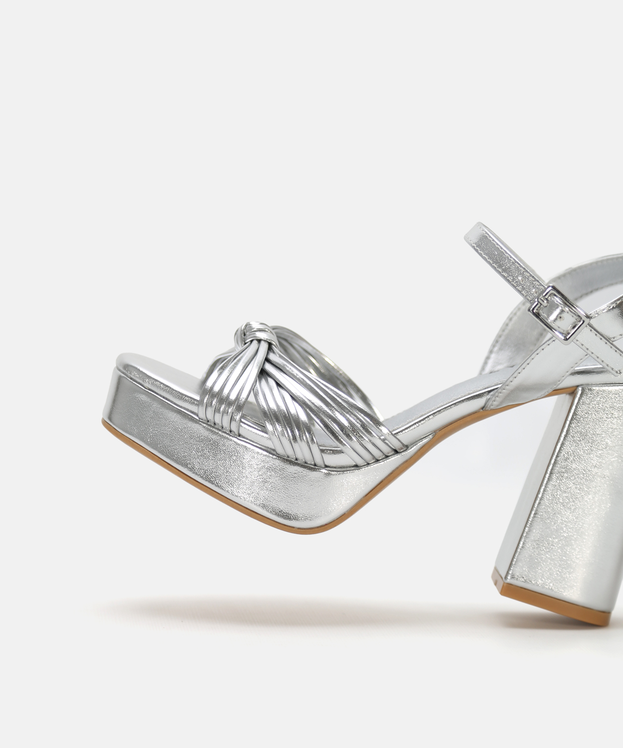 Sandalia plataforma tiras nudo image number null